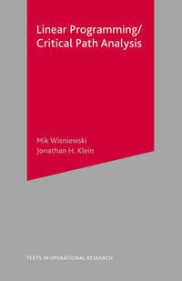 Produktbild: Critical Path Analysis and Linear Programming