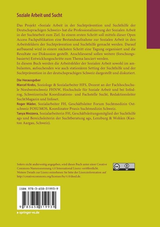 Produktbild: Soziale Arbeit und Sucht