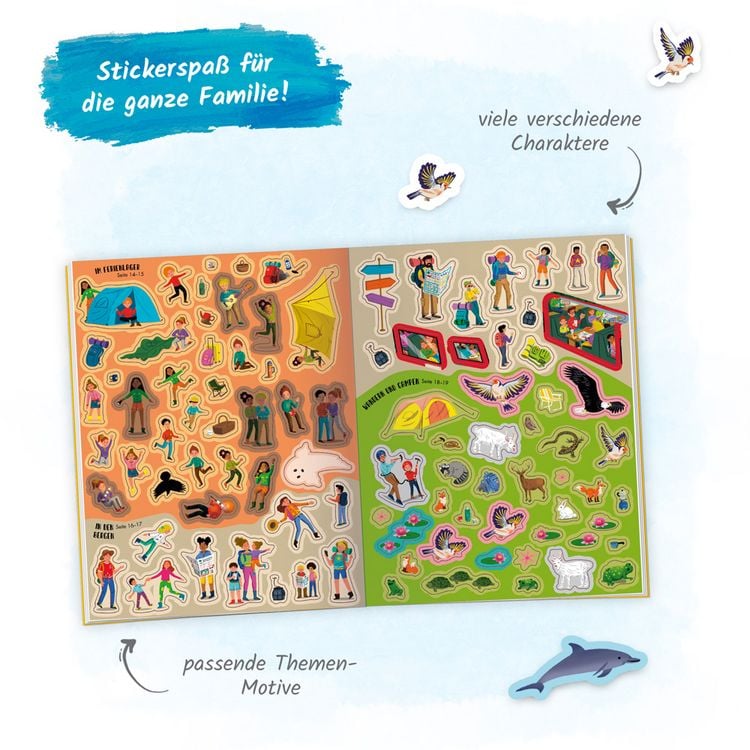 Produktbild: Tr&ouml;tsch Stickerbuch Mein gro&szlig;es Stickerbuch Ferien