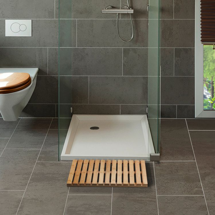 Produktbild: Baderost Mod. Indoor & Outdoor Bambus, 40 x 60 cm, mit rutschhemmender Unterseite