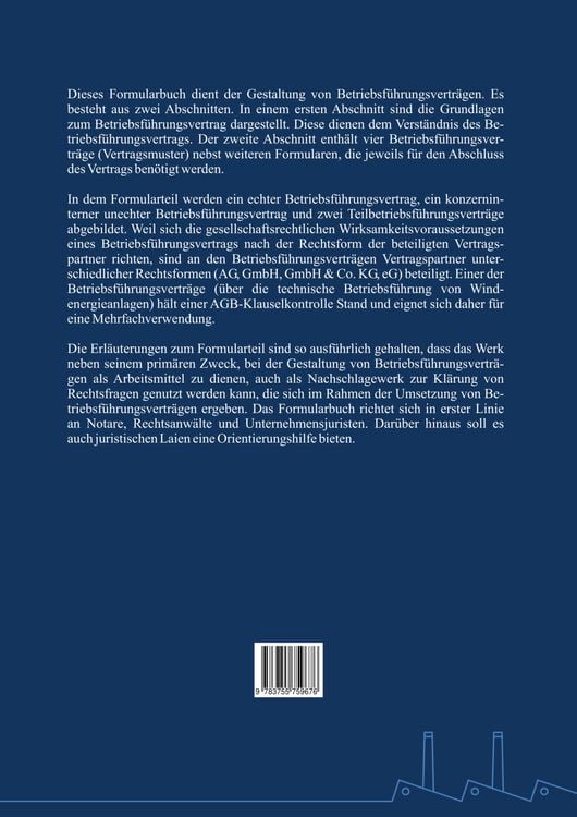 Produktbild: Betriebsf&uuml;hrungsvertrag
