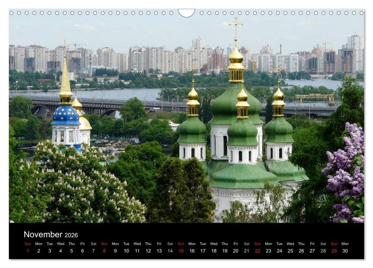 Produktbild: Monuments of Ukraine 2026 (Wall Calendar 2026 DIN A3 landscape), CALVENDO 12 Month Wall Calendar