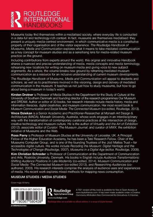 Produktbild: The Routledge Handbook of Museums, Media and Communication