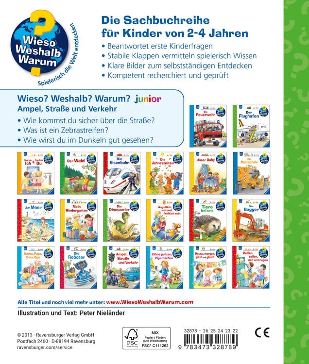 Produktbild: Ampel, Stra&szlig;e und Verkehr / Wieso? Weshalb? Warum? Junior Band 48