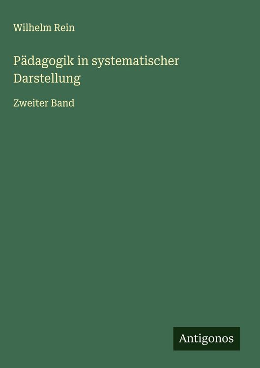 Produktbild: P&auml;dagogik in systematischer Darstellung