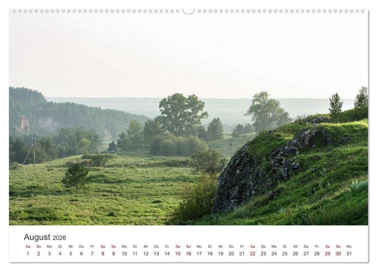 Produktbild: Uralgebirge - Das wundersch&ouml;ne Gebirge zwischen Asien und Europa. (hochwertiger Premium Wandkalender 2026 DIN A2 quer), Kunstdruck in Hochglanz