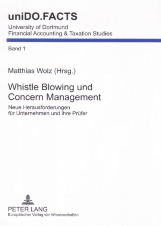 Produktbild: Whistle Blowing und Concern Management