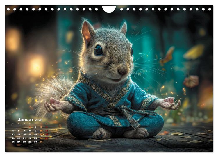 Produktbild: N&uuml;sse waren gestern &ndash; jetzt wird&rsquo;s verr&uuml;ckt! (Wandkalender 2026 DIN A4 quer), CALVENDO Monatskalender