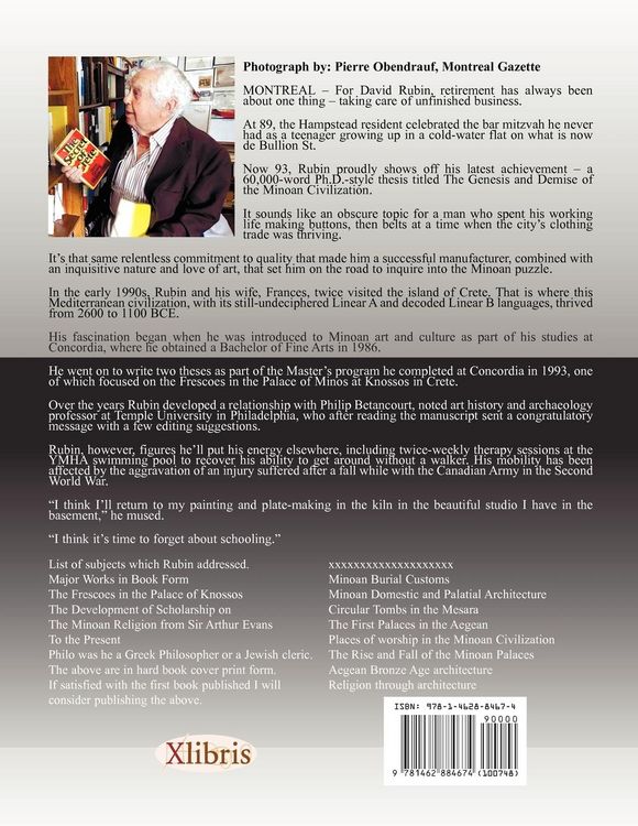 Produktbild: The Genesis and Demise of the Minoan Civilization
