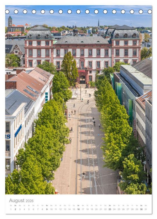 Produktbild: Meine Stadt Darmstadt (Tischkalender 2026 DIN A5 hoch), CALVENDO Monatskalender