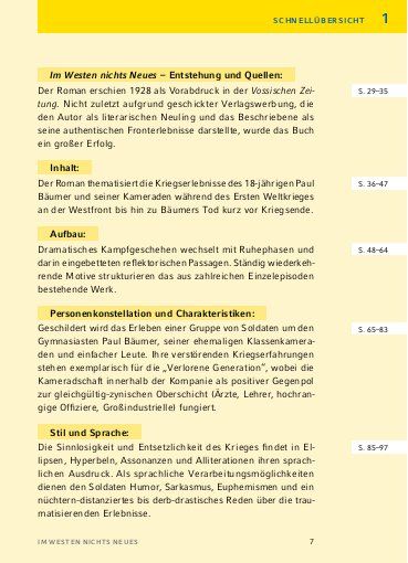 Produktbild: Im Westen nichts Neues von Erich Maria Remarque - Textanalyse und Interpretation