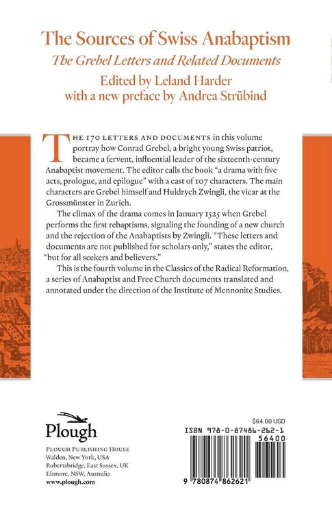Produktbild: The Sources of Swiss Anabaptism
