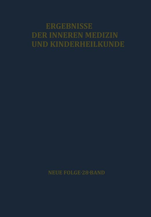 Produktbild: Ergebnisse der Inneren Medizin und Kinderheilkunde