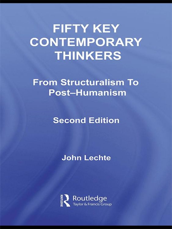 Produktbild: Fifty Key Contemporary Thinkers