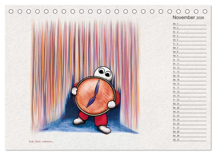 Produktbild: Schilcher tr&auml;umt ... (Tischkalender 2026 DIN A5 quer), CALVENDO Monatskalender