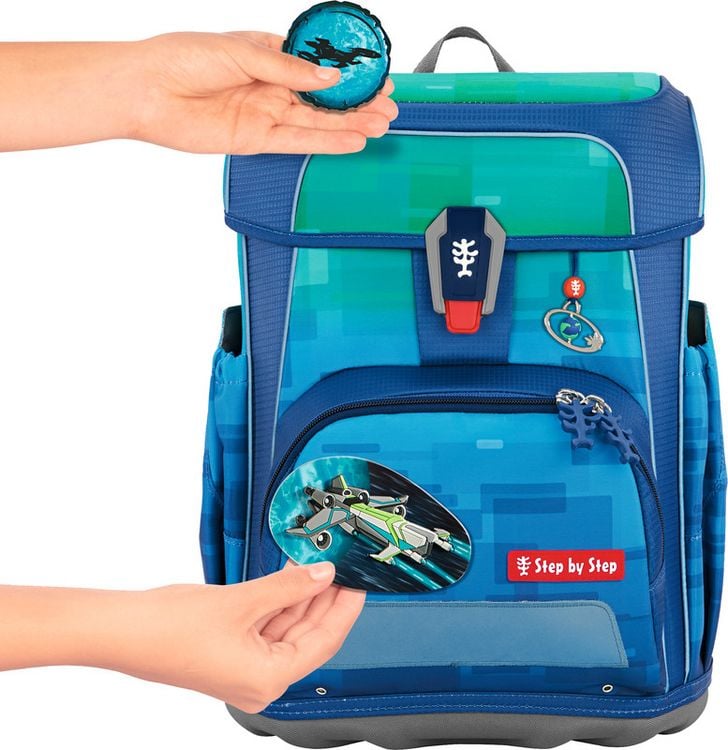Produktbild: STEP BY STEP&reg; Schulrucksack-Set Cloud Ocean 5teilig Special Edition, Space Craft Spike
