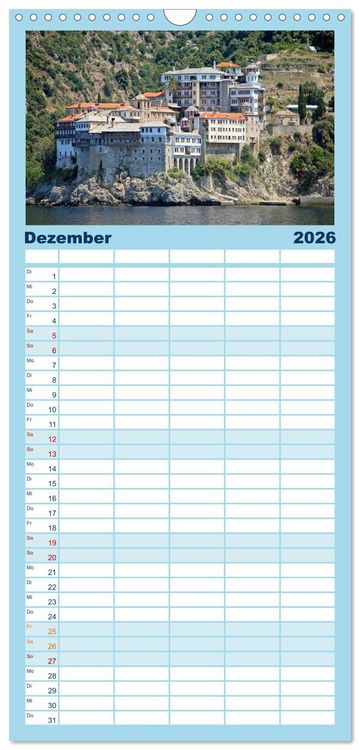 Produktbild: Familienplaner 2026 - Chalkidiki - Urlaubsparadies in Nordgriechenland mit 5 Spalten (Wandkalender, 21 x 45 cm) CALVENDO