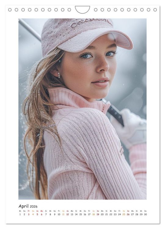Produktbild: Schwungvolle Eleganz - Die Faszination des Golfsports (Wandkalender 2026 DIN A4 hoch), CALVENDO Monatskalender