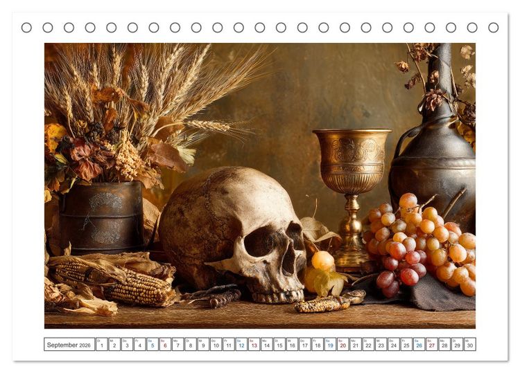 Produktbild: Schatten der Zeit (Tischkalender 2026 DIN A5 quer), CALVENDO Monatskalender