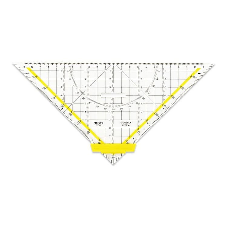 Produktbild: ARISTO TZ-Dreieck 25 cm Griff l&ouml;sbar, Facette, Tuschenoppen