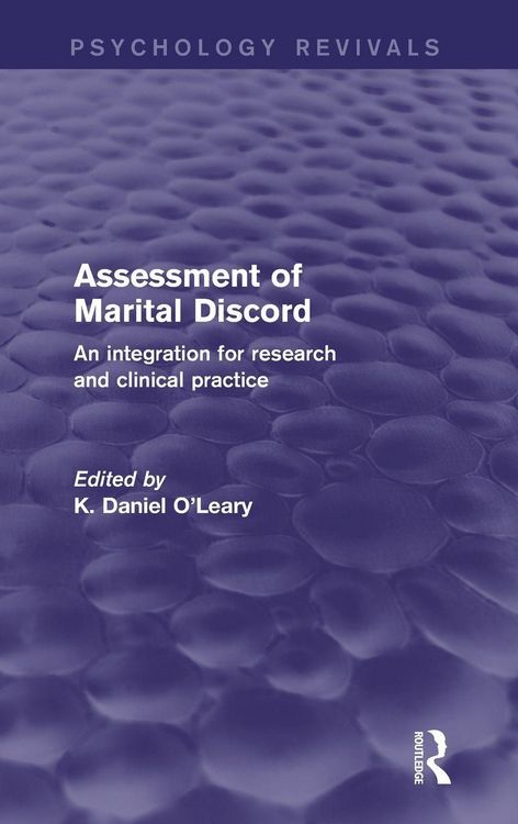 Produktbild: Assessment of Marital Discord (Psychology Revivals)