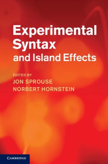 Produktbild: Experimental Syntax and Island Effects
