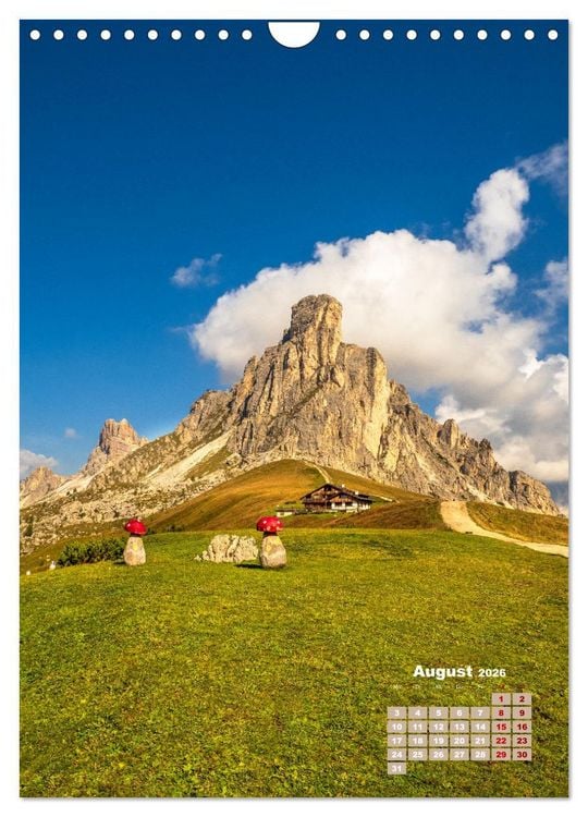 Produktbild: Dolomiten, ein Meer aus Bergen by VogtArt (Wandkalender 2026 DIN A4 hoch), CALVENDO Monatskalender