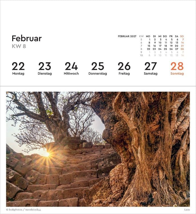 Produktbild: Alte B&auml;ume - KUNTH Postkartenkalender 2027