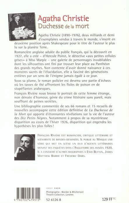 Produktbild: Agatha Christie Duchesse de la Mort