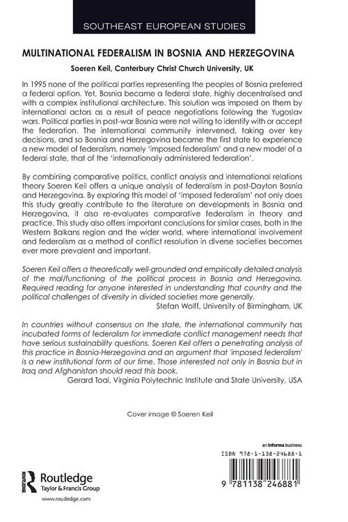 Produktbild: Multinational Federalism in Bosnia and Herzegovina