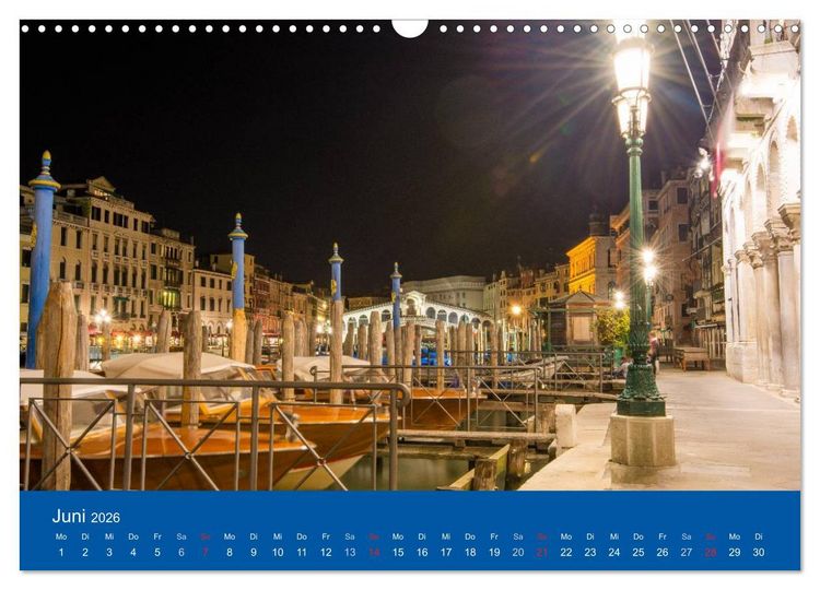 Produktbild: Mein lautloses Venedig (Wandkalender 2026 DIN A3 quer), CALVENDO Monatskalender