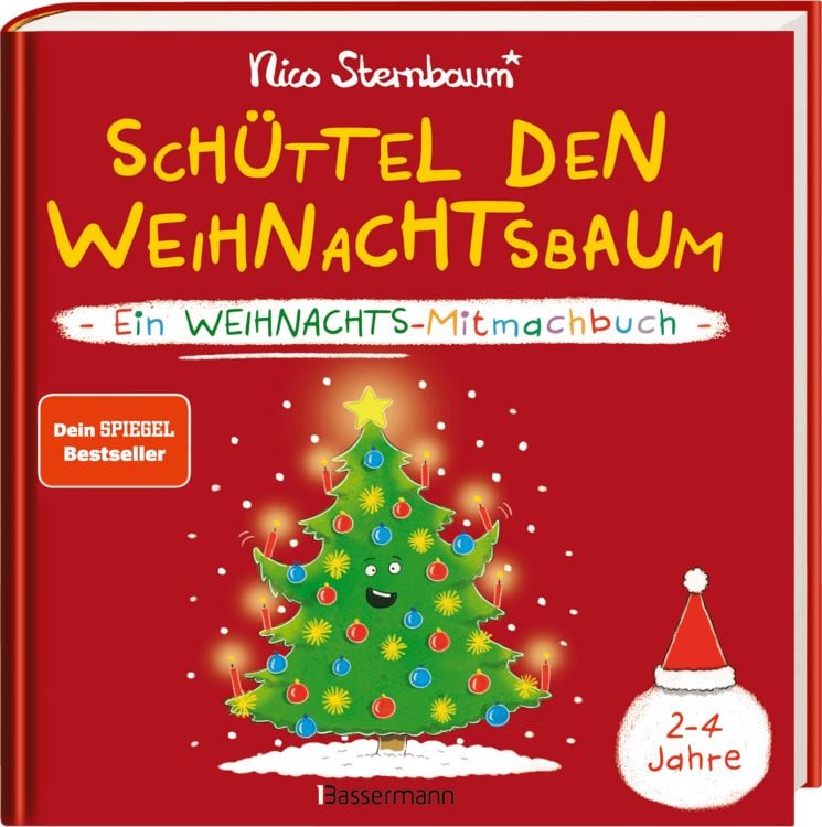 Produktbild: Sch&uuml;ttel den Weihnachtsbaum. Ein Weihnachts-Mitmachbuch zum Sch&uuml;tteln, Schaukeln, Pusten, Klopfen und sehen, was dann passiert. Von 2 bis 4 Jahren