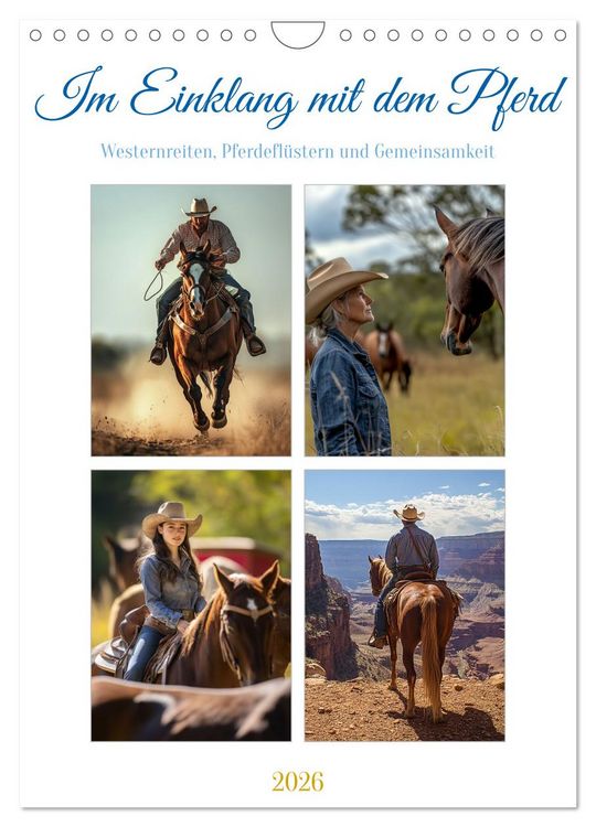 Produktbild: Im Einklang mit dem Pferd (Wandkalender 2026 DIN A4 hoch), CALVENDO Monatskalender