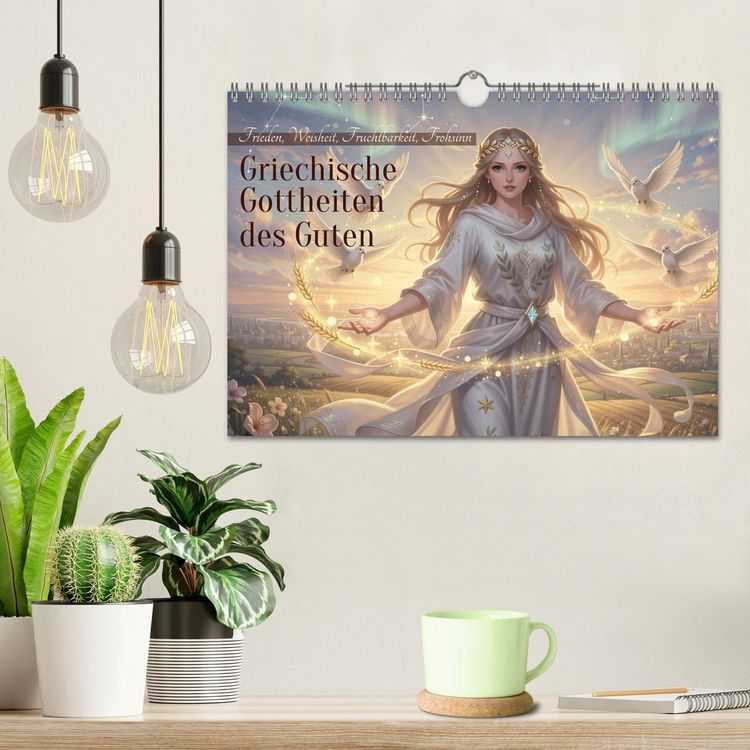 Produktbild: Griechische Gottheiten des Guten (Wandkalender 2027 DIN A4 quer), CALVENDO Monatskalender