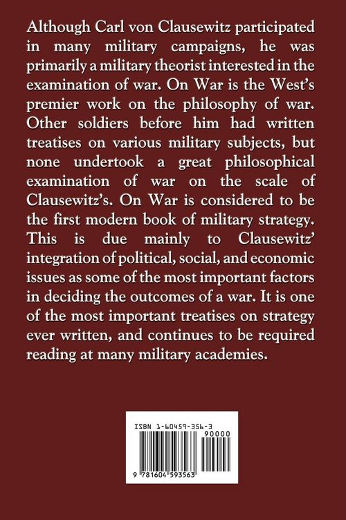 Produktbild: On War - The Classic Study of Military Strategy and Warfare