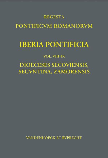Produktbild: Iberia Pontificia. Vol. VIII-IX
