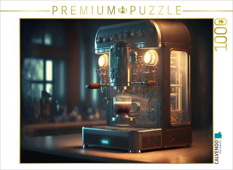 Produktbild: CALVENDO Puzzle Klassische Kaffeemaschine | 1000 Teile Lege-Gr&ouml;&szlig;e 64x48cm Foto-Puzzle f&uuml;r gl&uuml;ckliche Stunden