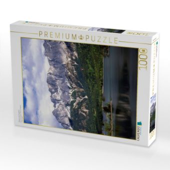 Produktbild: CALVENDO Puzzle Eibsee an der Zugspitze | 1000 Teile Lege-Gr&ouml;&szlig;e 64x48cm Foto-Puzzle f&uuml;r gl&uuml;ckliche Stunden