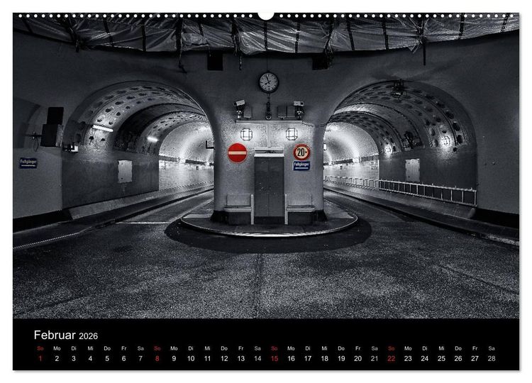 Produktbild: Hamburgs N&auml;chte (Wandkalender 2026 DIN A2 quer), CALVENDO Monatskalender