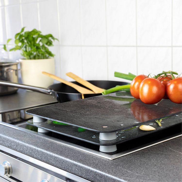 Produktbild: Herdabdeckplatte Universal Mod. Rosmarin, 2er Set, f&uuml;r alle Herdarten geeignet