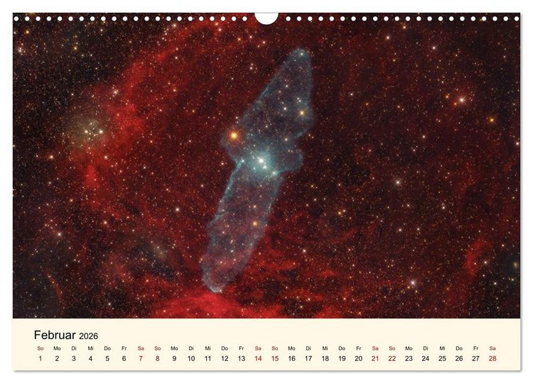 Produktbild: Distant Luminosity: Eine fotografische Reise durch das Universum (Wandkalender 2026 DIN A3 quer), CALVENDO Monatskalender