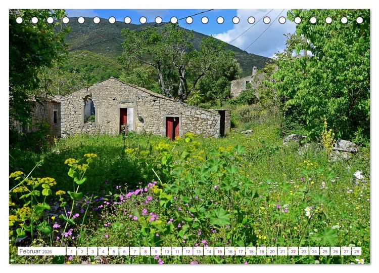Produktbild: Faszination Korfu (Tischkalender 2026 DIN A5 quer), CALVENDO Monatskalender