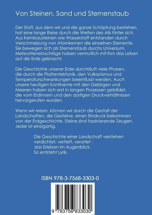 Produktbild: Von Steinen, Sand und Sternenstaub