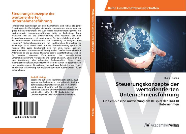 Produktbild: Steuerungskonzepte der wertorientierten Unternehmensf&uuml;hrung