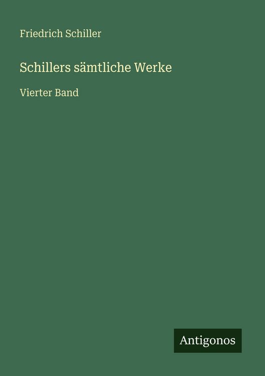 Produktbild: Schillers s&auml;mtliche Werke