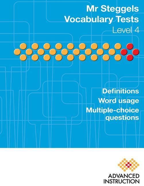 Produktbild: Mr Steggels Vocabulary Tests Level 4