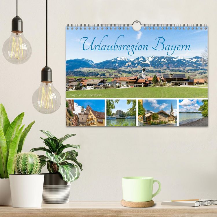 Produktbild: Urlaubsregion Bayern (Wandkalender 2026 DIN A4 quer), CALVENDO Monatskalender