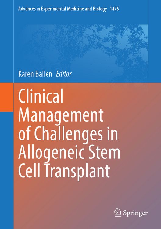 Produktbild: Clinical Management of Challenges in Allogeneic Stem Cell Transplant