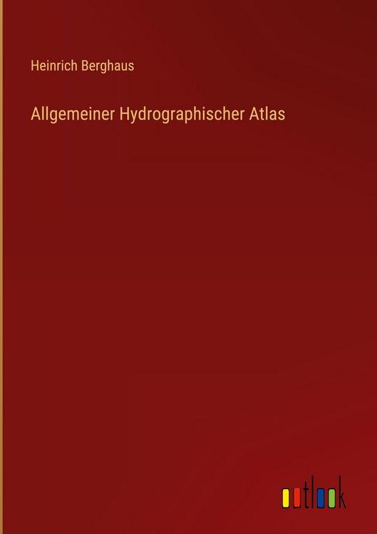 Produktbild: Allgemeiner Hydrographischer Atlas