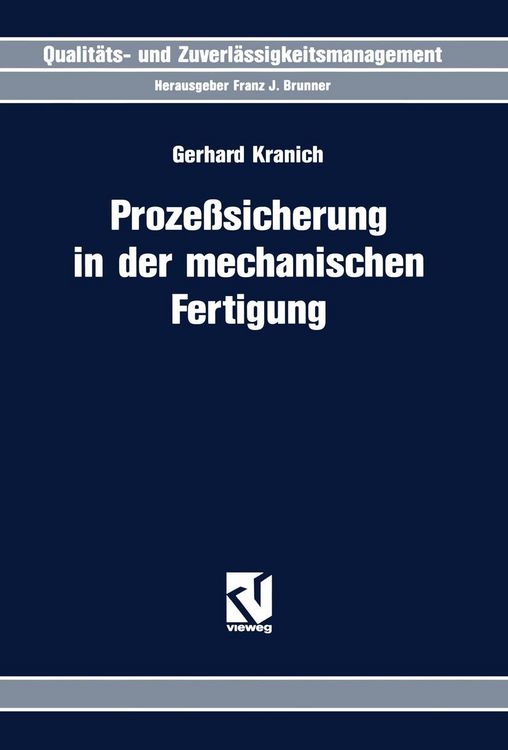 Produktbild: Proze&szlig;sicherung in der mechanischen Fertigung